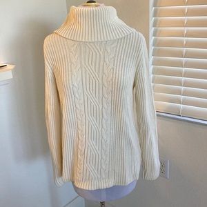 Talbots “fisherman” sweater MP